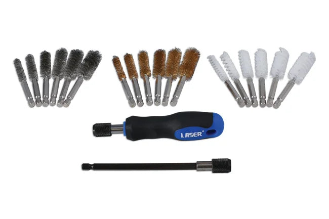 Laser Tools Wire Brush Set 20pc - PL
