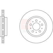 Apec 2 x Vented Rear Brake Discs SDK6131