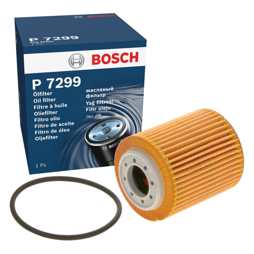 Genuine Bosch Car Oil Filter P7299 Fits Vauxhall Vivaro - 1.5 - 19- F026407299 Bosch  - Town Parts