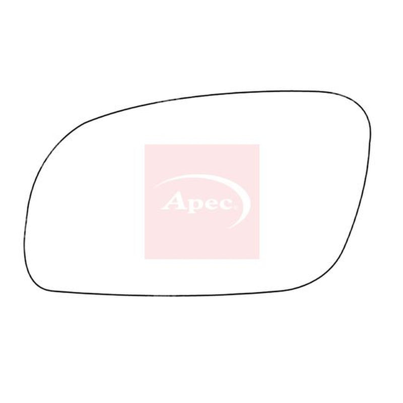 Apec Exterior Wing Mirror Glass Left AMS2263