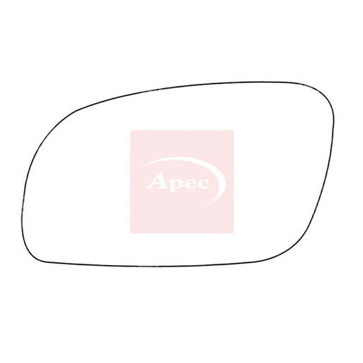 Apec Exterior Wing Mirror Glass Left AMS2263