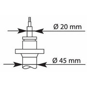 KYB Shock Absorber Damper Strut Front 373019