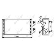 NRF Heater Matrix Core Heat Exchanger 53213