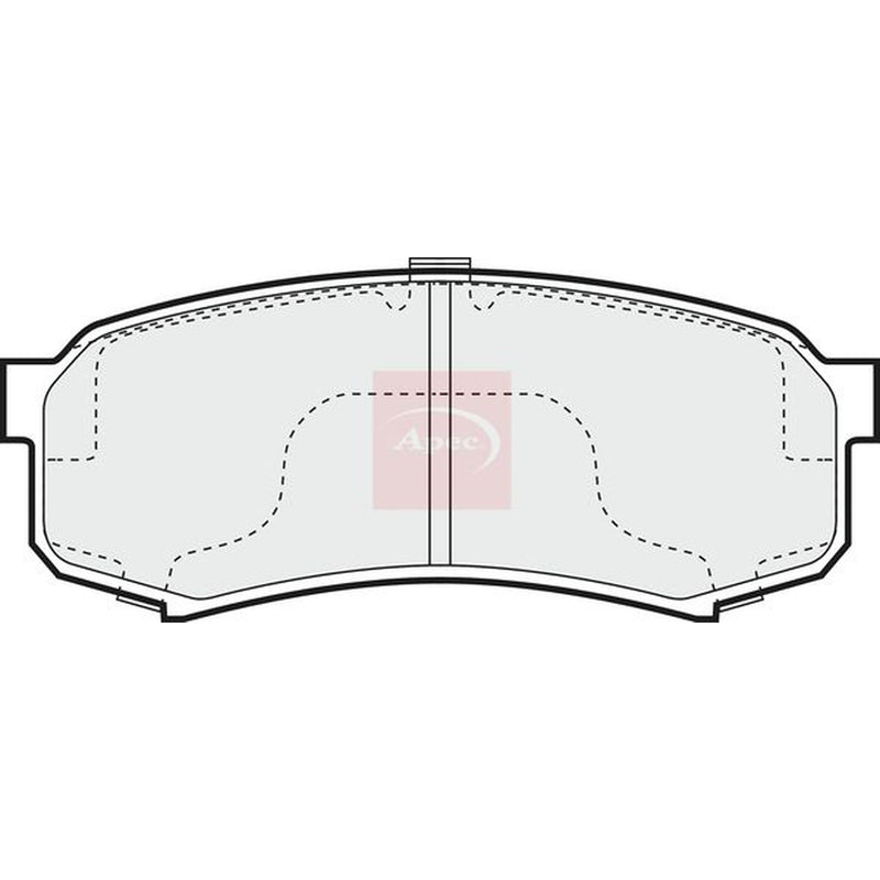 Apec Rear Brake Pad Set PAD822