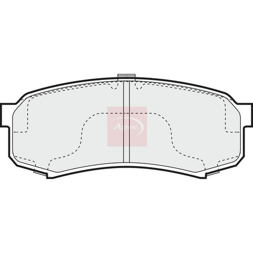 Apec Rear Brake Pad Set PAD822