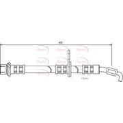 Apec Brake Hydraulic Hose Line Front Right HOS3531