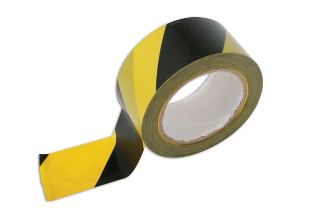 Laser Tools Hazard Warning Tape 33m x 50mm - PL
