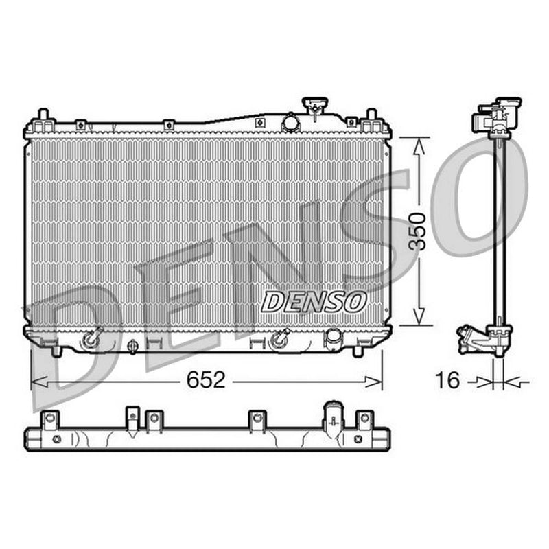 Denso Engine Radiator DRM40019