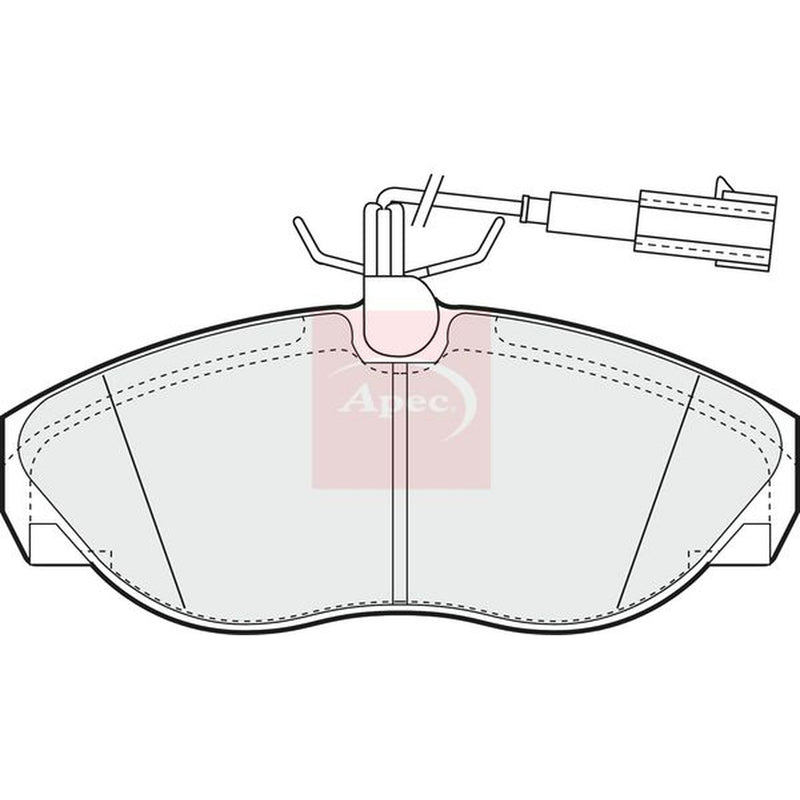 Apec Front Brake Pad Set PAD1205