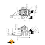 NRF Thermostat,Coolant 725021
