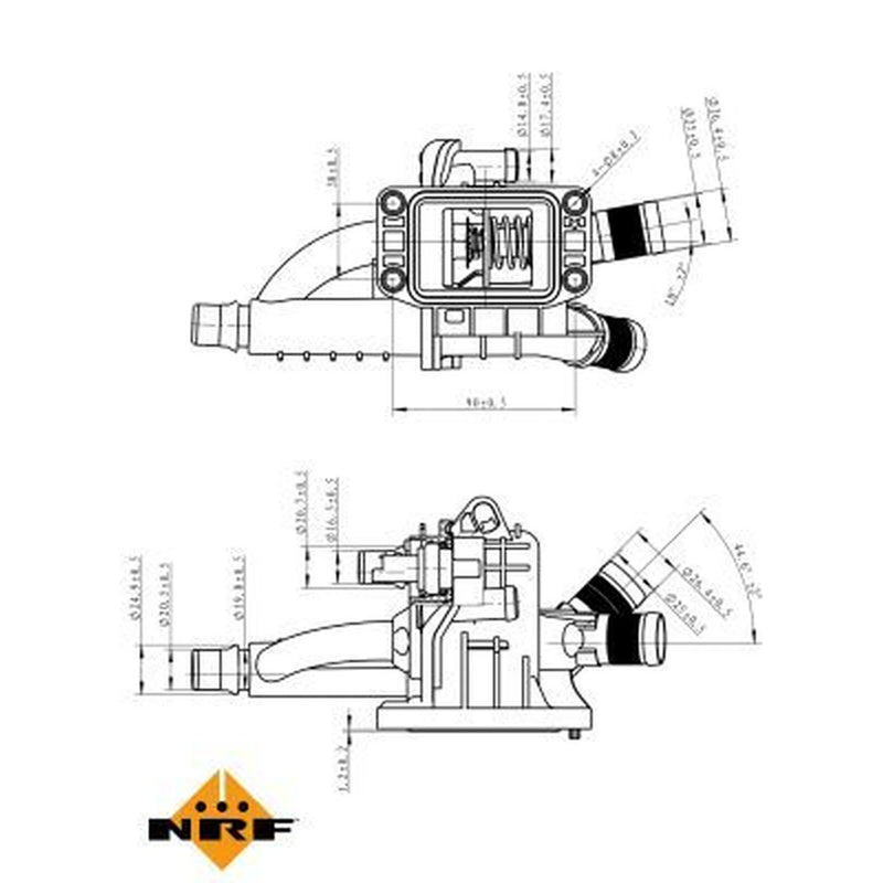 NRF Thermostat,Coolant 725021