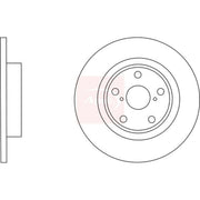 Apec 2 x Solid Rear Brake Discs DSK3053