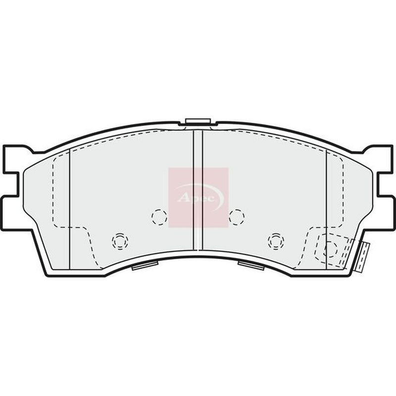 Apec Front Brake Pad Set PAD1188