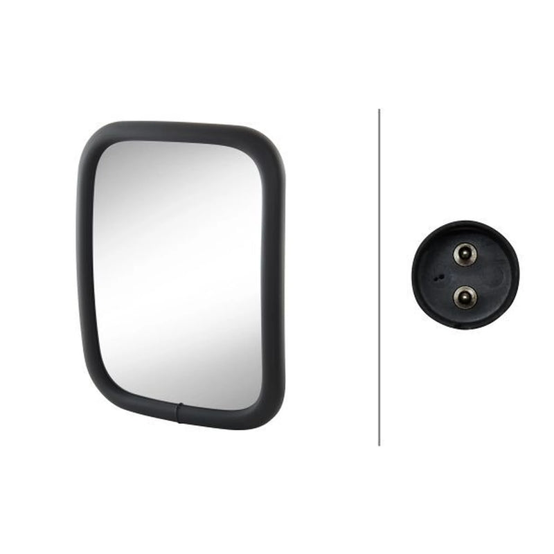 Hella Wide-Angle Mirror Wide Thick 8SB 501 147-031