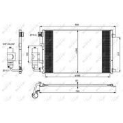 NRF Air Conditioning Condenser 35973