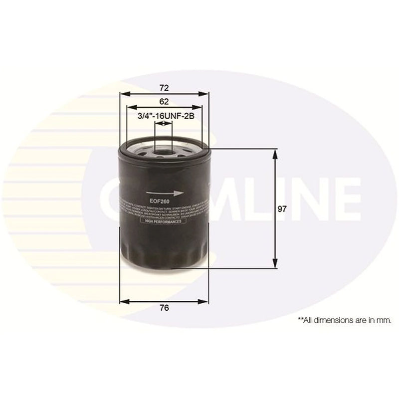 Comline Engine Oil Filter EOF260