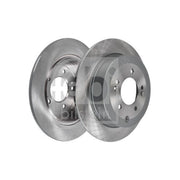 Febi 2 x Solid Rear Brake Discs 108629