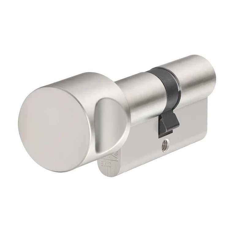 ABUS Mechanical KE60NP Euro Thumbturn Cylinder Nickel Pearl Z30mm / K30mm Visi