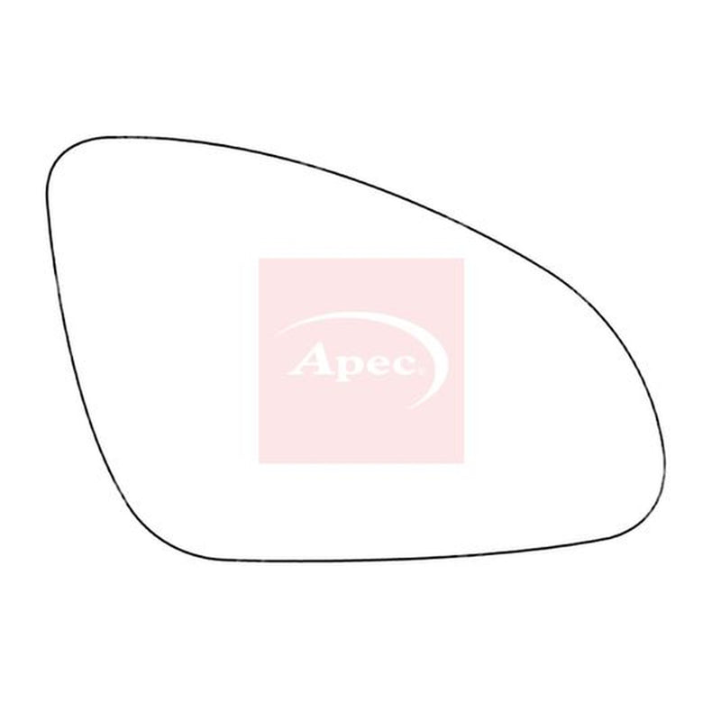 Apec Exterior Wing Mirror Glass Right AMS2306