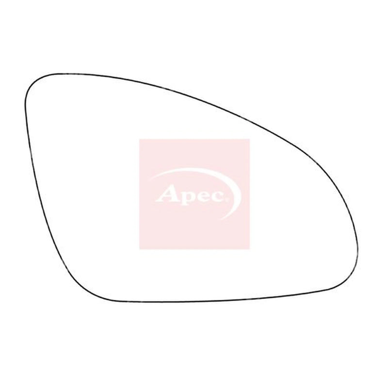Apec Exterior Wing Mirror Glass Right AMS2306