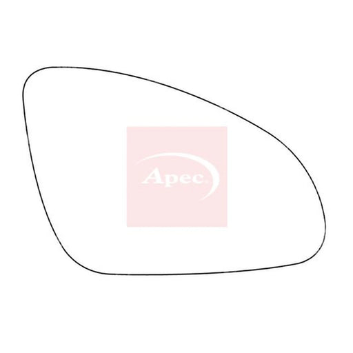 Apec Exterior Wing Mirror Glass Right AMS2306