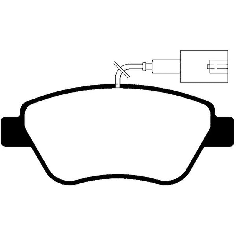 Abtex Front Brake Pad Set PLU3753