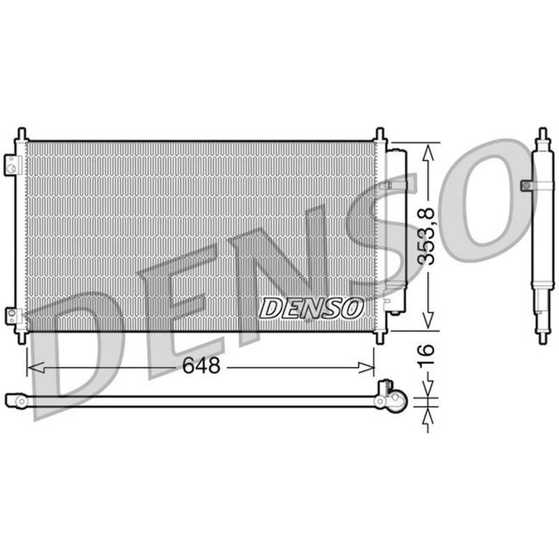 Denso Air Conditioning Condenser DCN40010