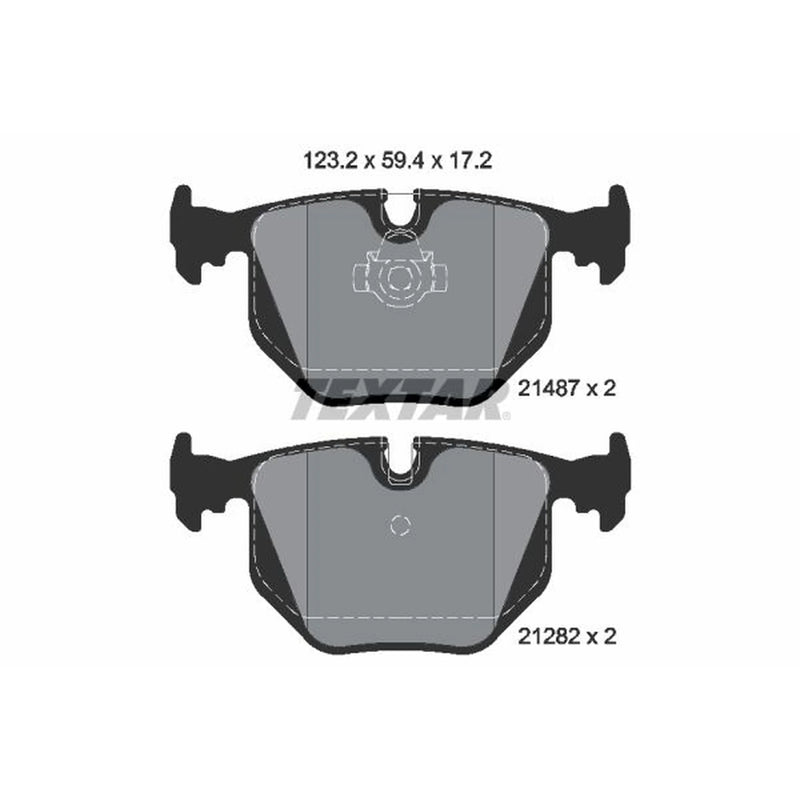 Textar Rear Brake Pad Set 2148701