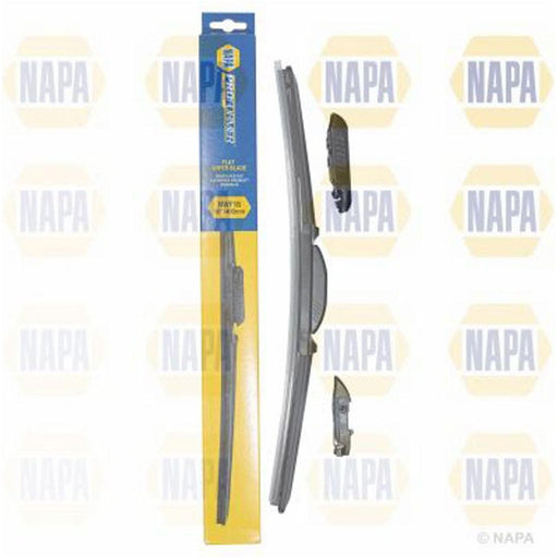 Genuine NAPA Flat Wiper Blade 16In/400Mm Fits Ford Fiesta - 1.2 - 12-17 NAPA  - Town Parts