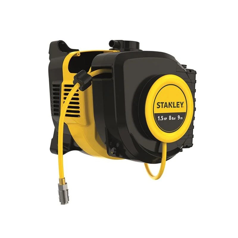 Stanley® Air Compressors SXCMD15WE Wall Mounted Air Hose 1.5 HP 8 Bar 9m