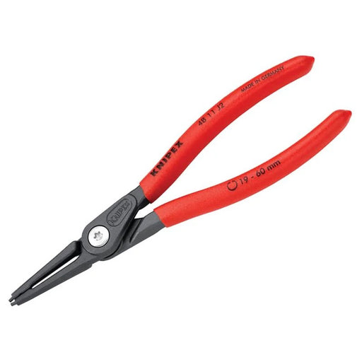 KNIPEX 48 11 J2 Precision Circlip Pliers Internal Straight 19-60mm - 48 11 J2 SB