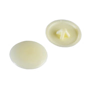 ForgeFix Pozi Compatible Cover Cap Cream No.6-8 Forge Pack 50 - FPPCC3