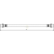 NAPA Brake Hydraulic Hose Line Rear NBH1230