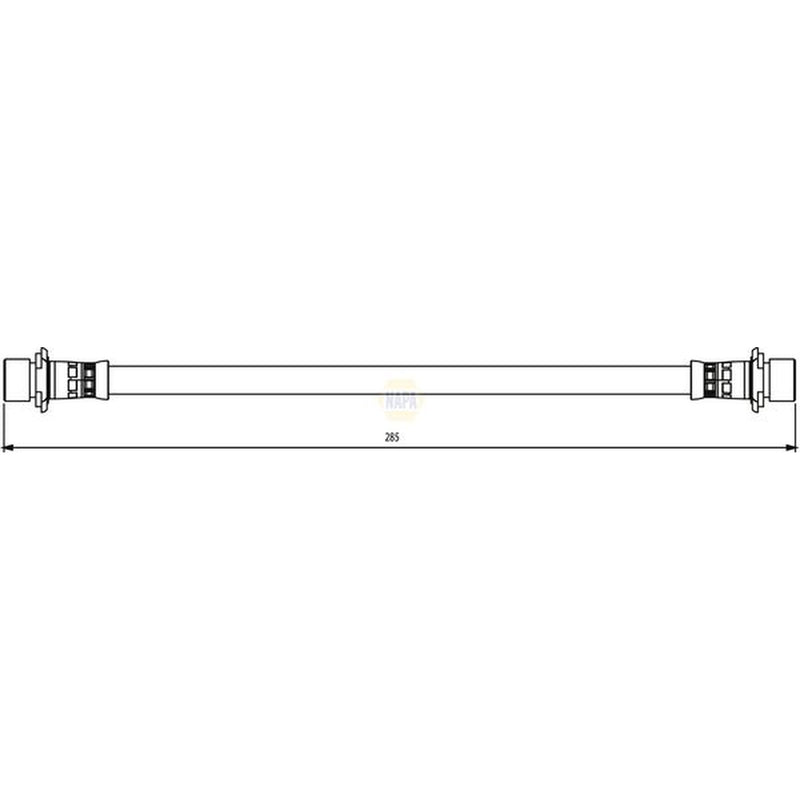 NAPA Brake Hydraulic Hose Line Rear NBH1230