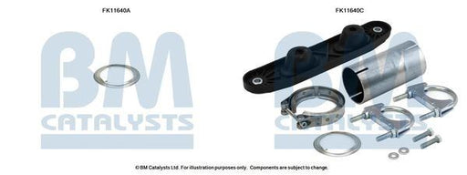 BM Catalysts FK11640C Soot/Particulate Filter Mounting Kit Fits VW Caddy BM - Town Parts
