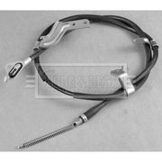 Borg & Beck Handbrake Cable Right Rear BKB3845