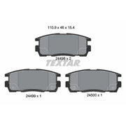 Textar Rear Brake Pad Set 2449801