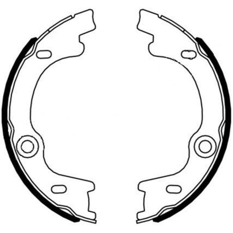 Textar Parking Brake Shoe Set 91076400