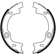 Mintex Parking Brake Shoe Set MFR676