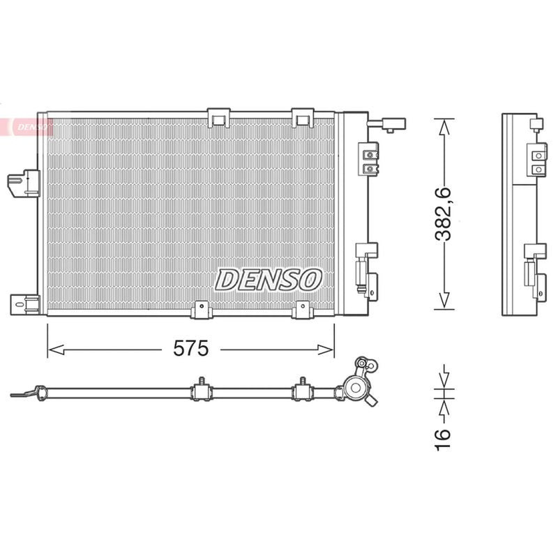 Denso Air Conditioning Condenser DCN20038
