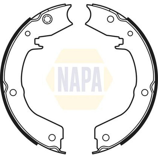 NAPA Parking Brake Shoe Set NBS5040