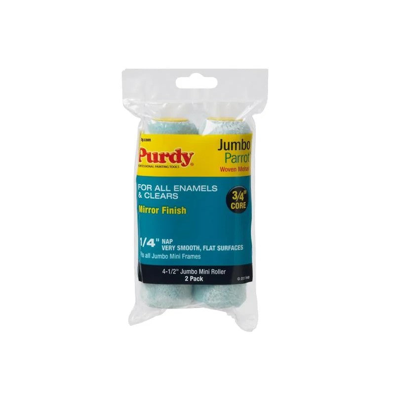 Purdy® Parrot Jumbo Mini Roller Sleeve 114 x 19mm (4.1/2 x 3/4in) (Pack 2)