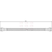 Apec Brake Hydraulic Hose Line Front HOS4165