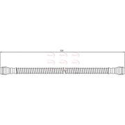 Apec Brake Hydraulic Hose Line Front HOS4165