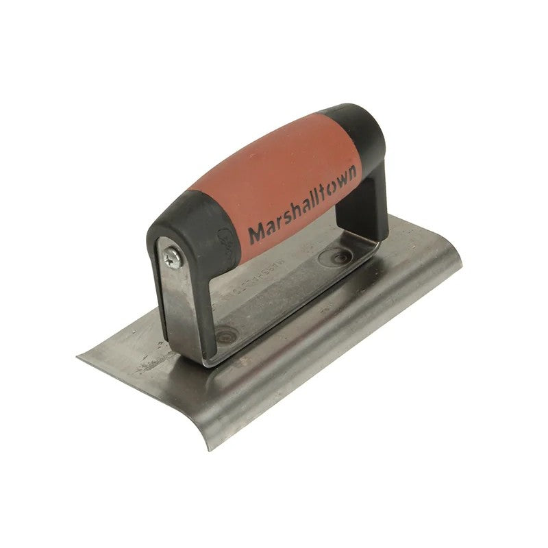Marshalltown 176D Cement Edger Curved & Straight End DuraSoft® Handle 6 x 3in