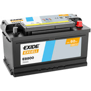 Exide Battery 12V 80Ah 700A EB800