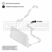 First Line Intercooler Turbo Charge Air Hose FTH1157