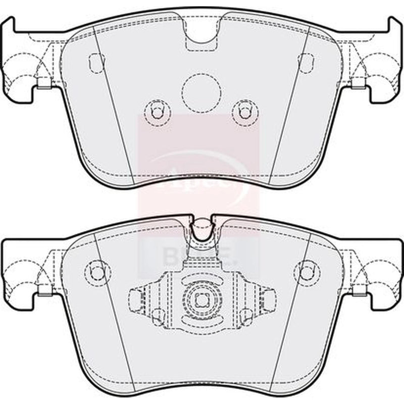 Apec Front Brake Pad Set PD3844