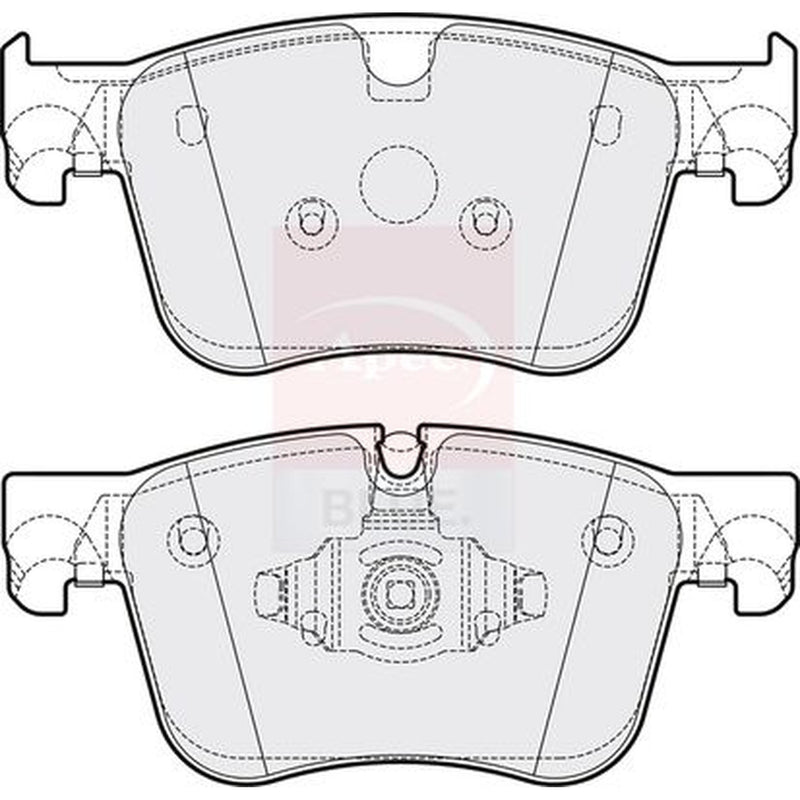 Apec Front Brake Pad Set PD3844