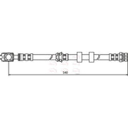 Apec Brake Hydraulic Hose Line Front HOS3513